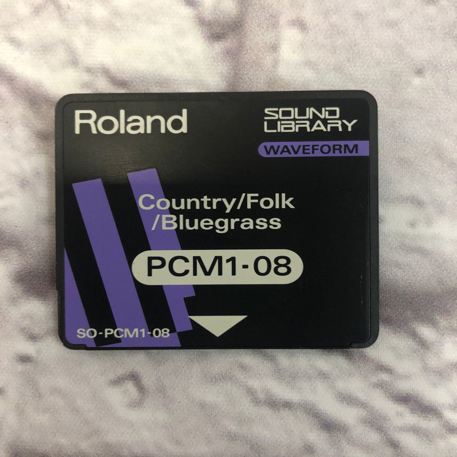 Roland PCM1-08 Country Folk Bluegrass Data Card