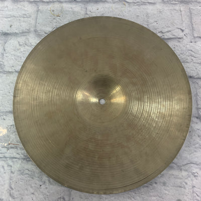 Vintage 1970s Zildjian 14 Avedis Hi Hat Top Cymbal