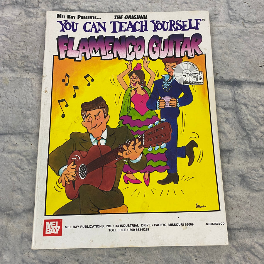 Mel Bay You Can Teach Yourself Flamenco Guitar Book