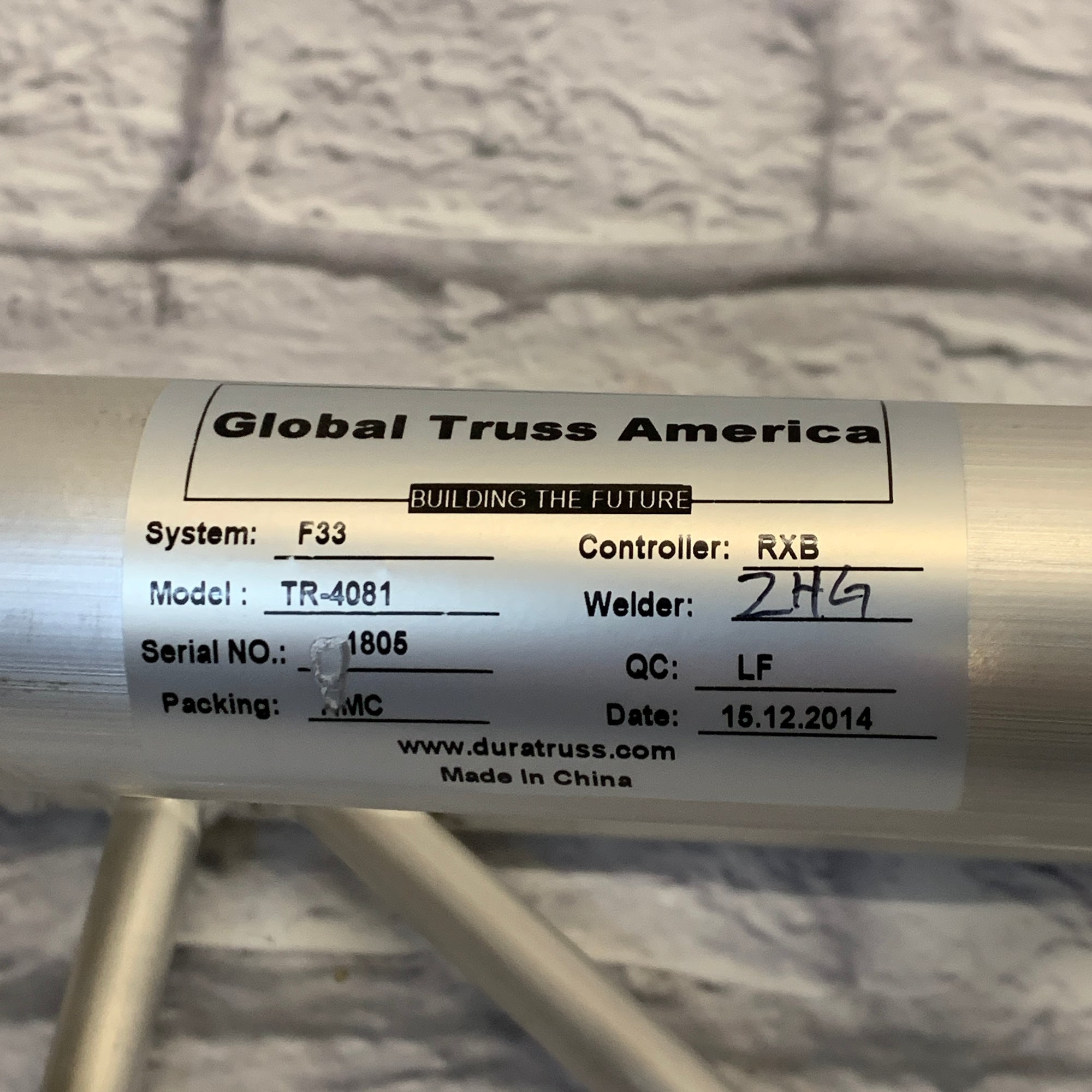 Global Truss 9.84' (3.0m) Triangular Segment