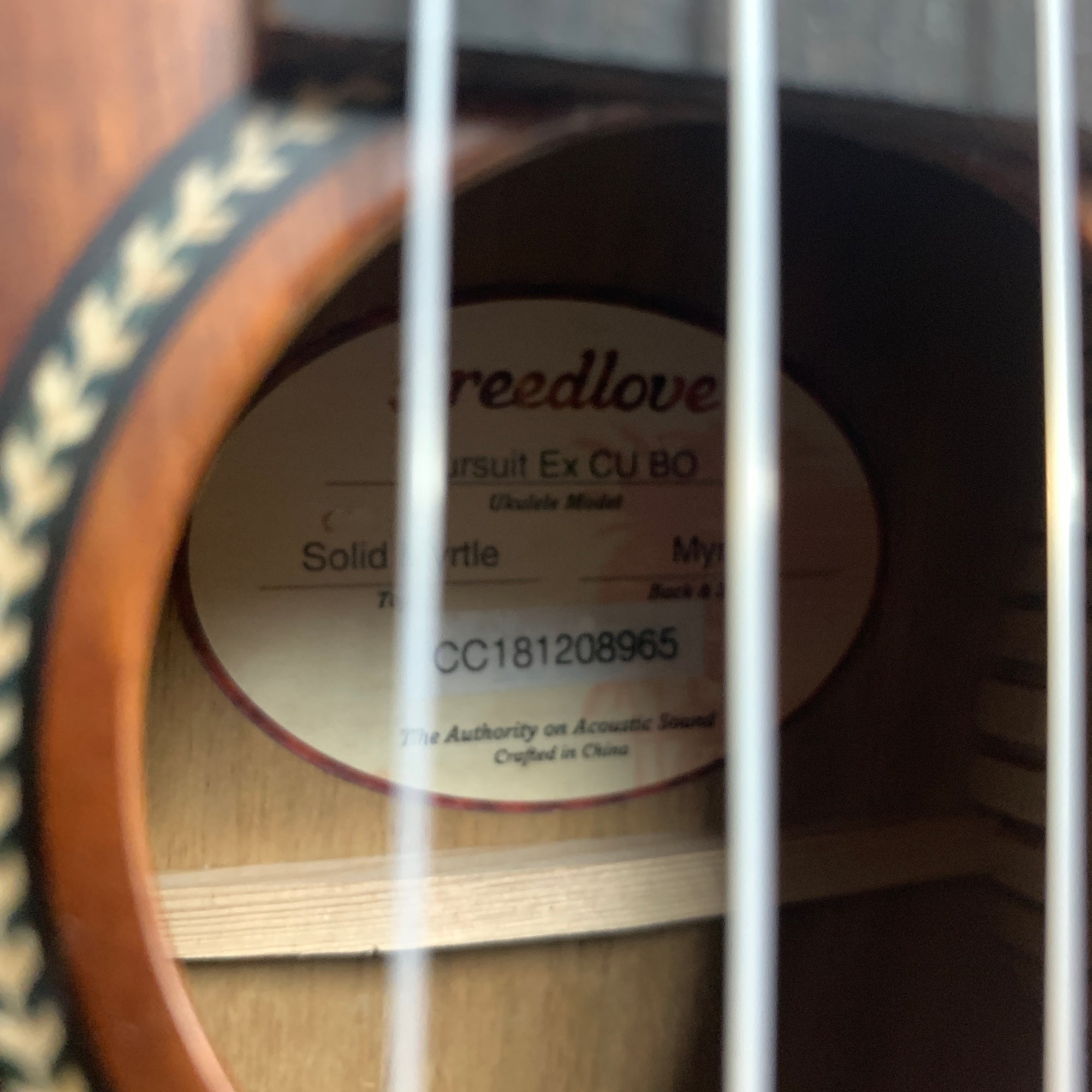Breedlove Pursuit Ex CU BO Ukulele