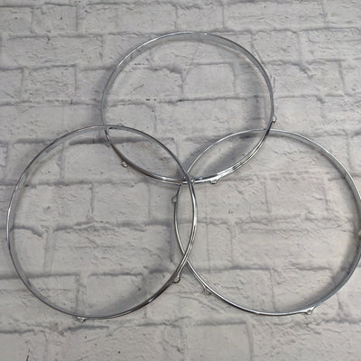 Pearl Set of 3 Vintage Drum Hoops 6-Lug