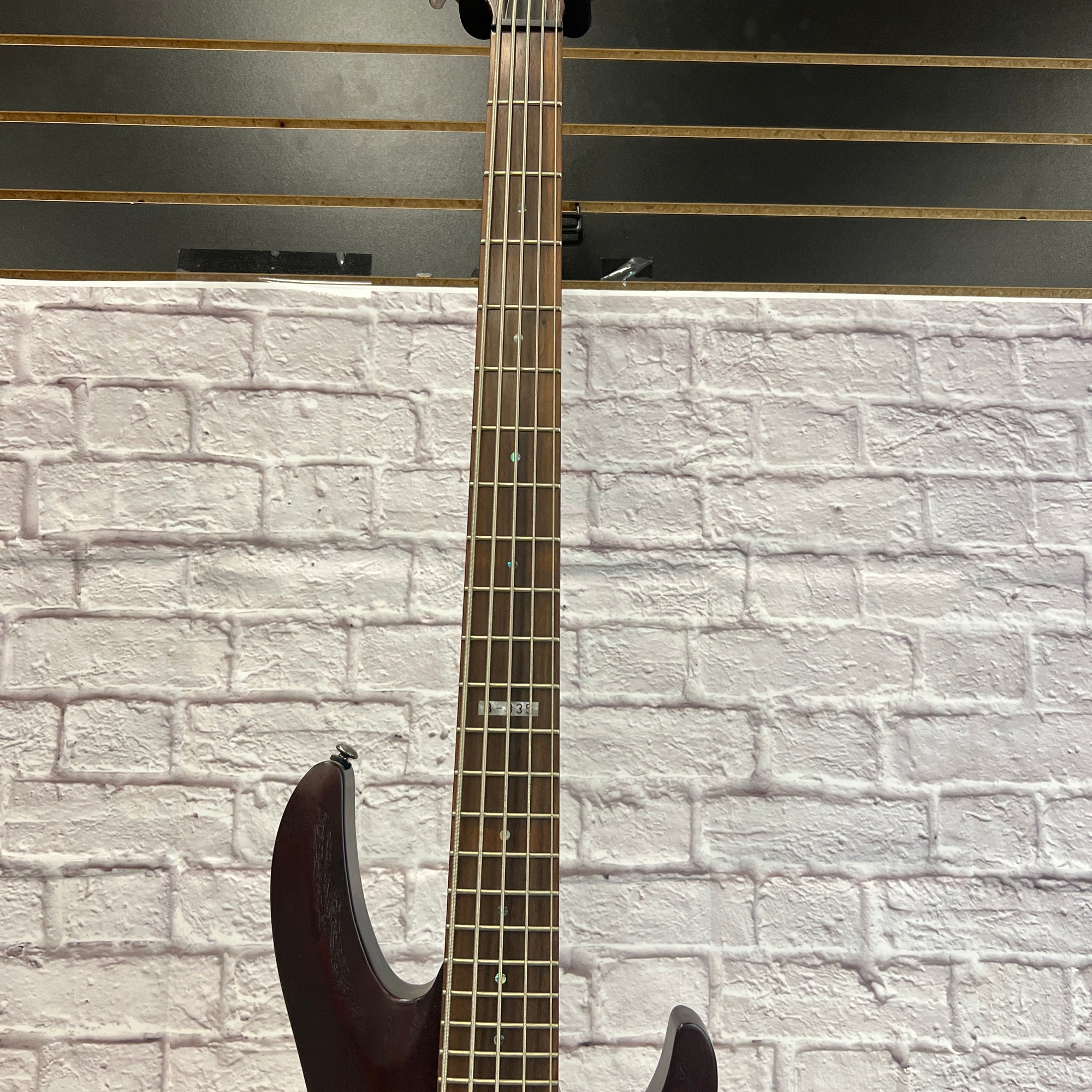 LTD B-335 5 String Active Bass Dark Cherry
