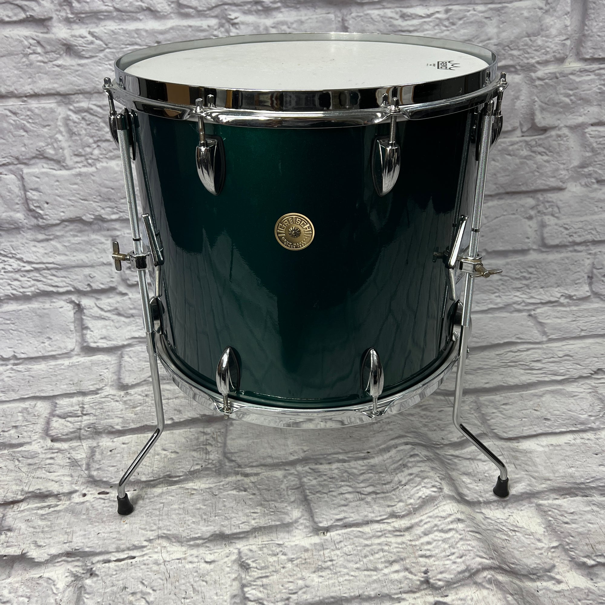 Unknown Gretsch Round Badge 12 13 14 16 20 5pc Birdland Custom Tribute Kit - Cadillac Green