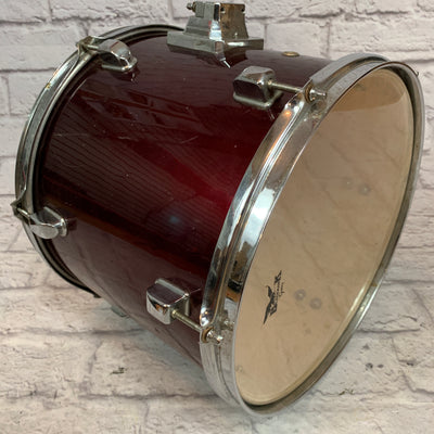 Unknown 13" X 11" Rack Tom Wine Red