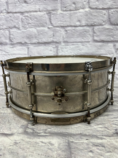 Unknown 1920s Nickel Over Brass 14x5" Snare