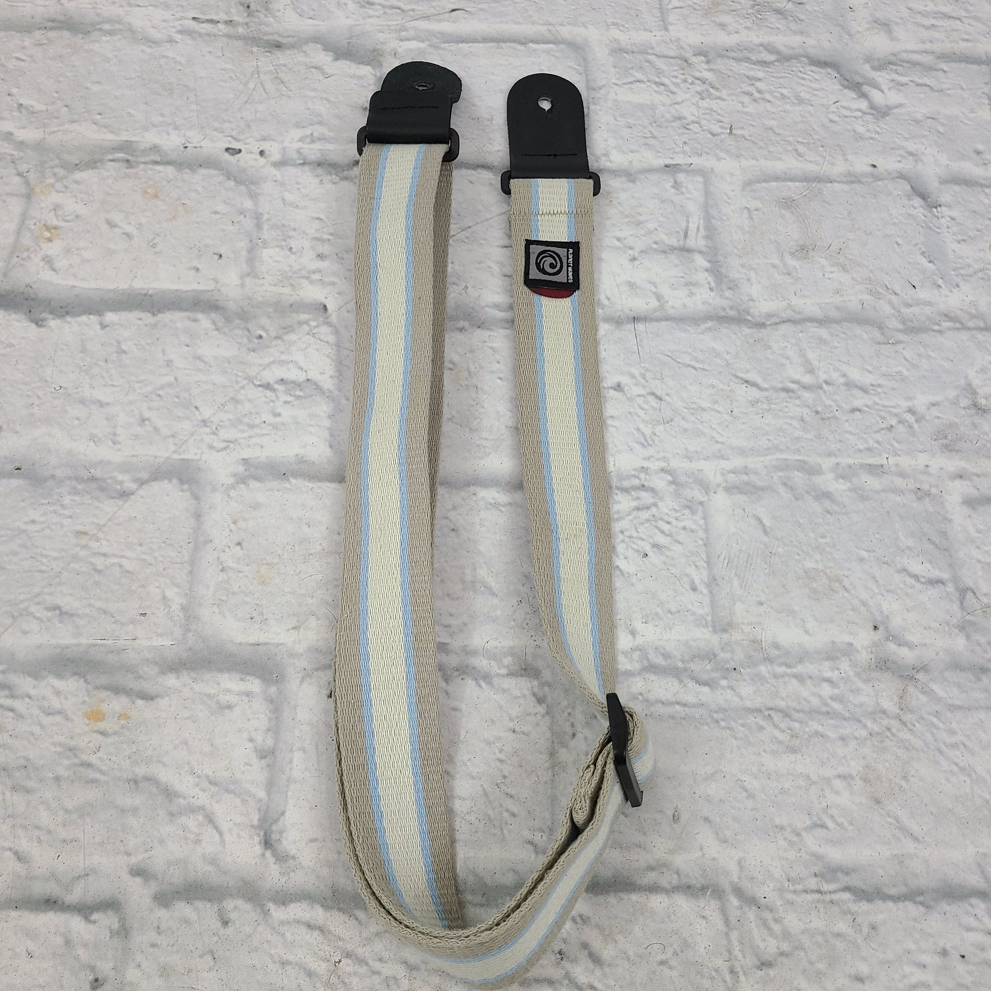 Planet Waves  Blue-and-Grey Guitar Strap