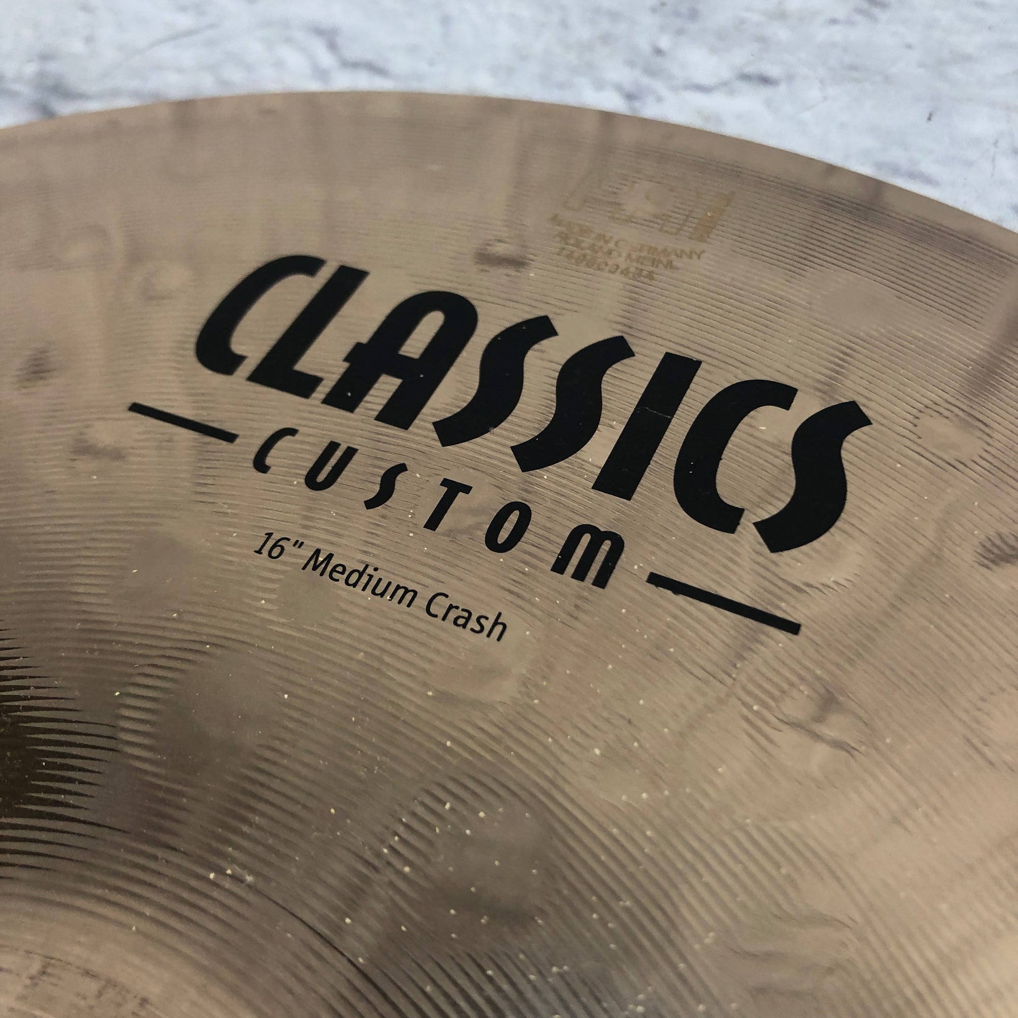 Meinl 16in Custom Classic Medium Crash Cymbal