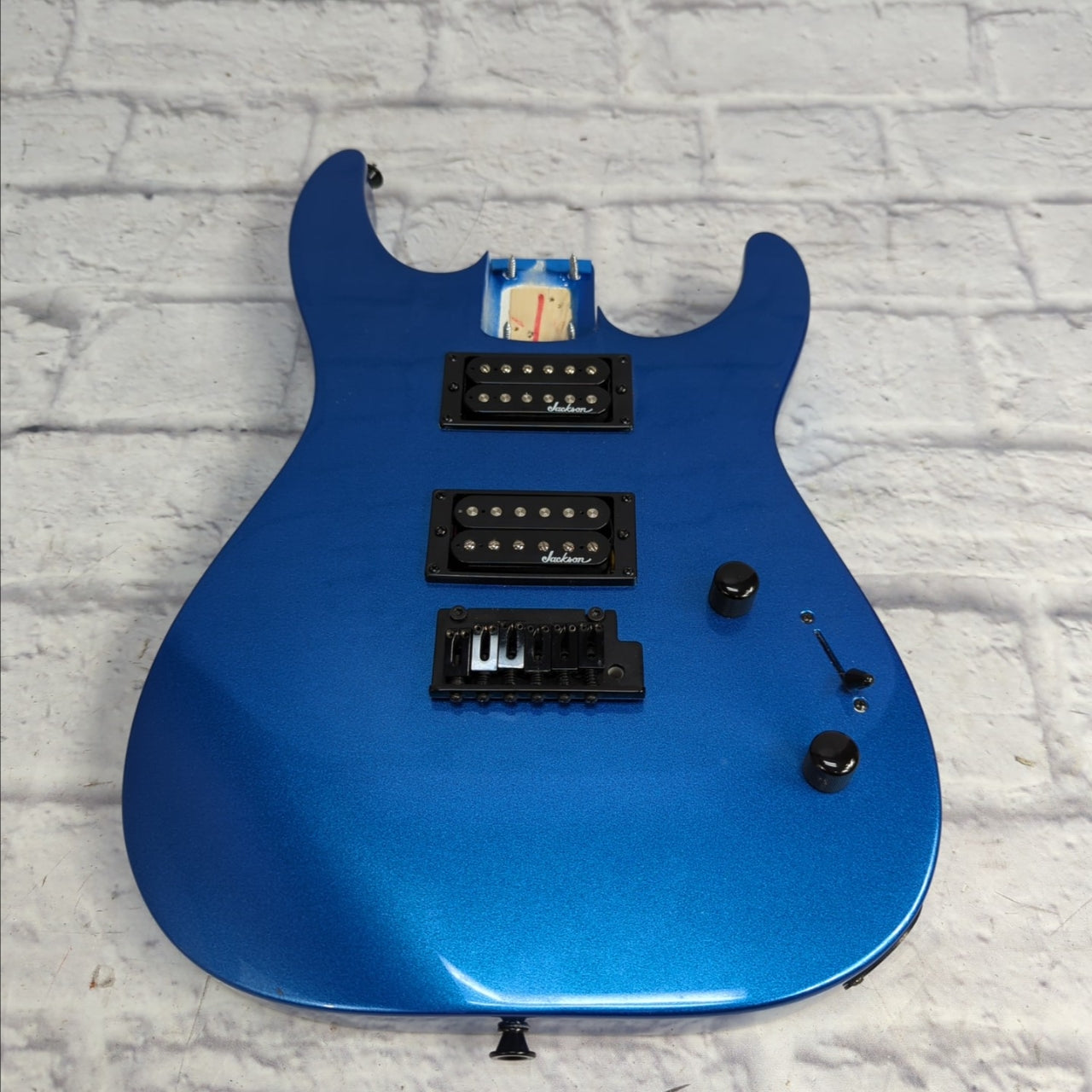 Jackson Loaded Body JS Series Dinky Flat Top JS22 Metallic Blue