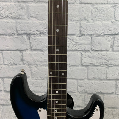 BC Solid Body Strat Style Electric Guitar - Blue Burst