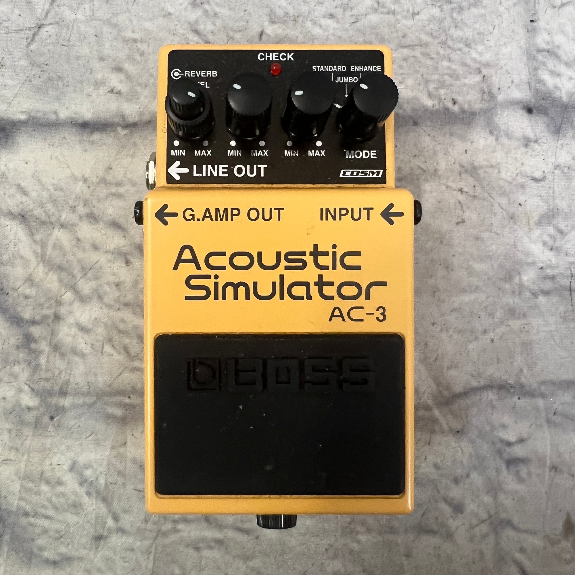 Boss Ac-3 Acoustic Simulator Amp Modeling Pedal