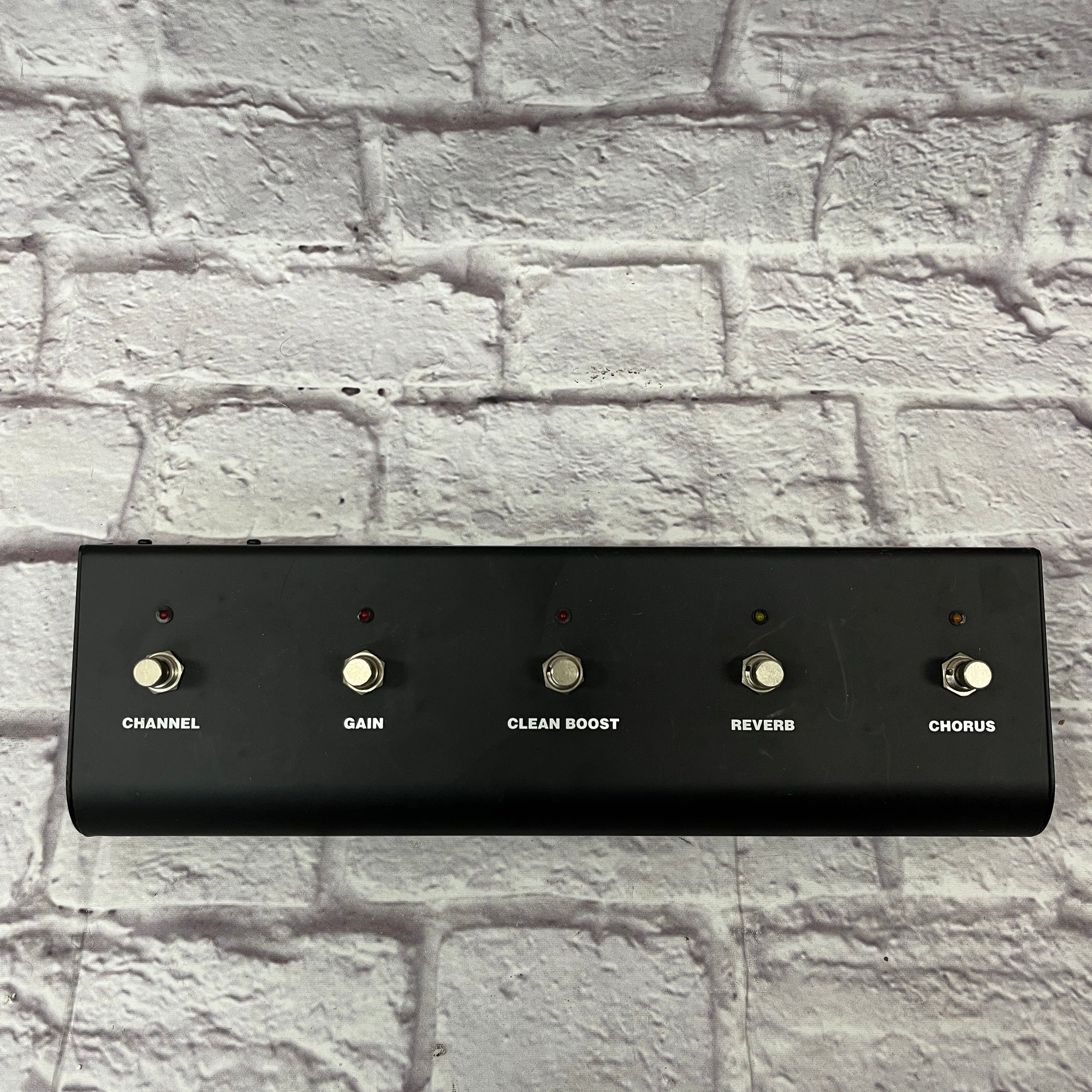 Randall 5 Button Footswitch Channel Gain Clean Boost Reverb Chorus w/ 7 Pin Footswitch