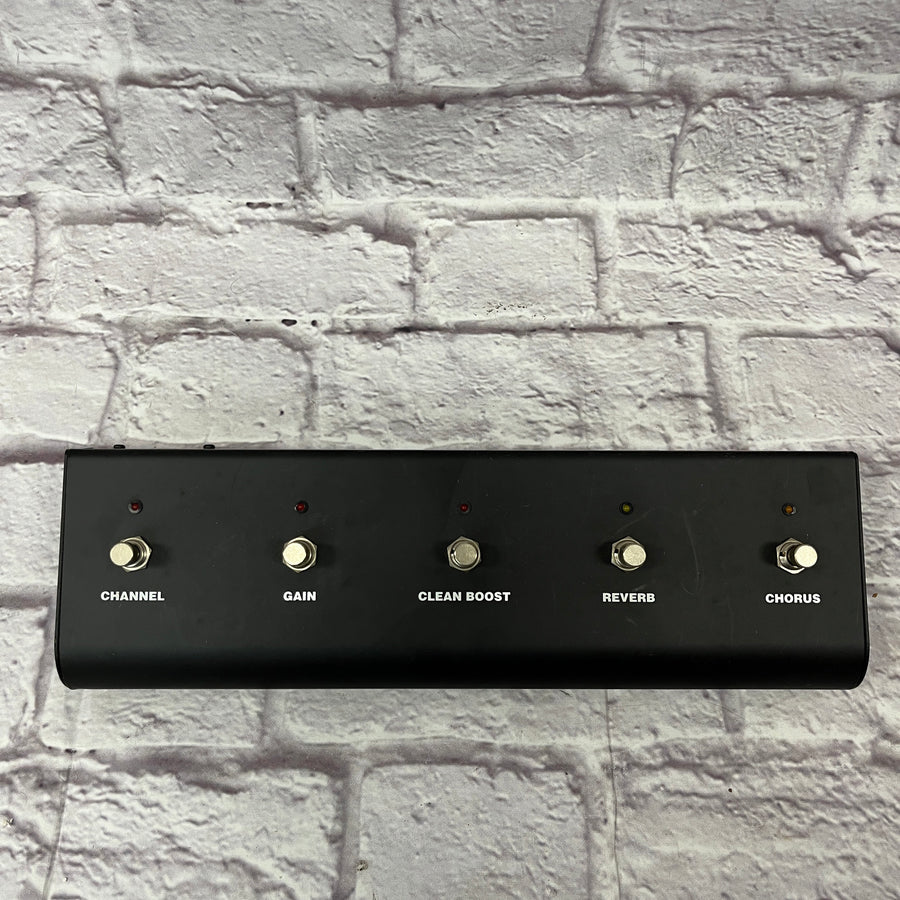 Randall 5 Button Footswitch Channel Gain Clean Boost Reverb Chorus w/ 7 Pin Footswitch