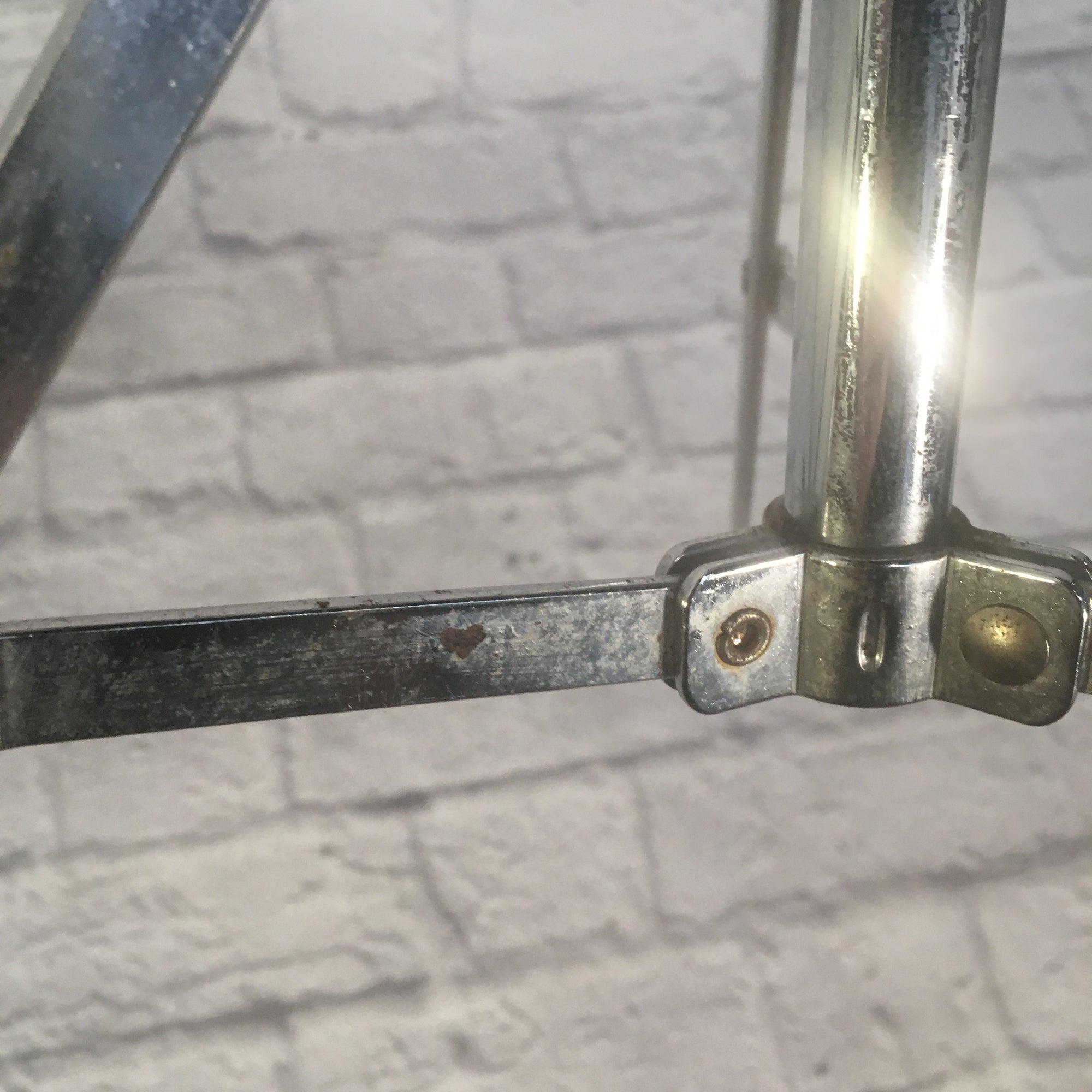 1960s Rogers Swiv-O-Matic Swan Leg Straight Cymbal Stand w Slingerland Top Piece