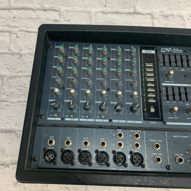 Yamaha EMX66M Powered Mixer Evolution Music