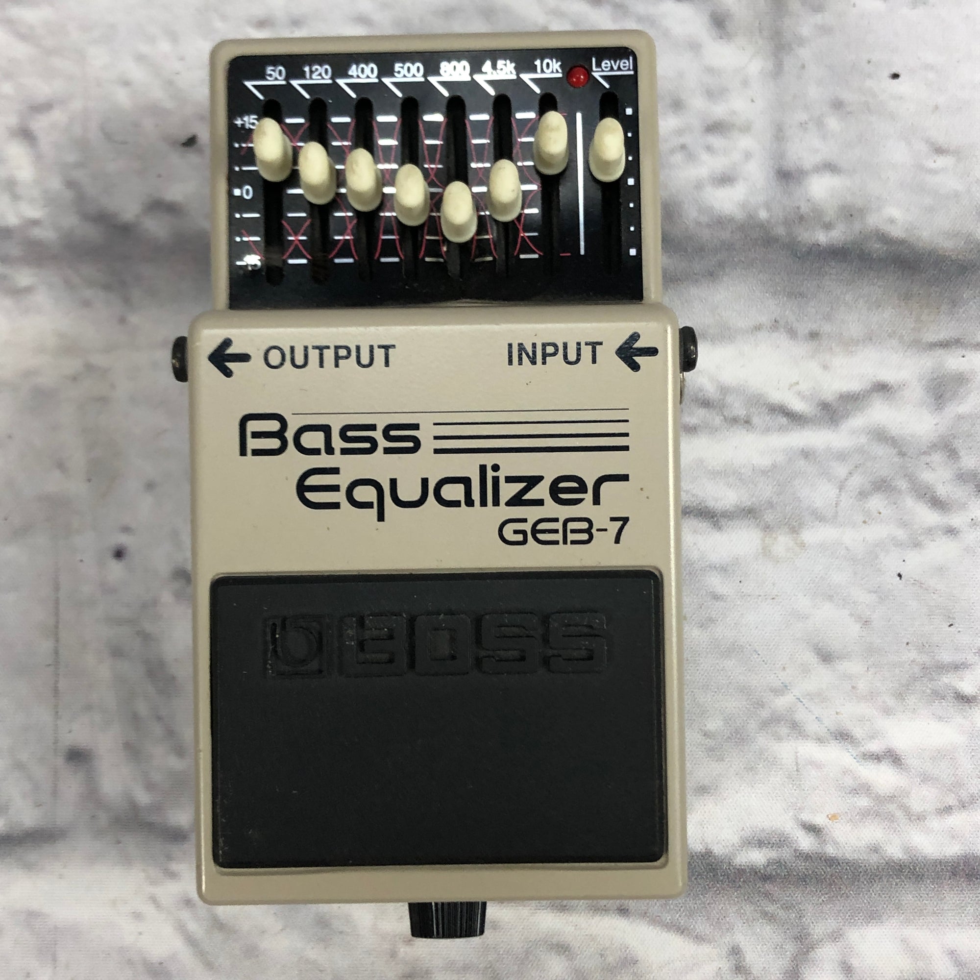 bass eq pedal Boss GEB-7 Bass EQ pedal