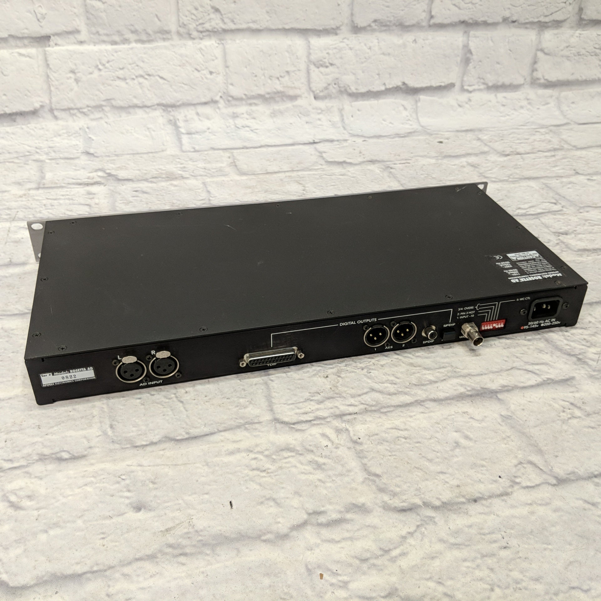 Apogee Digital Rosetta AD Stereo 24-bit A/D Converter