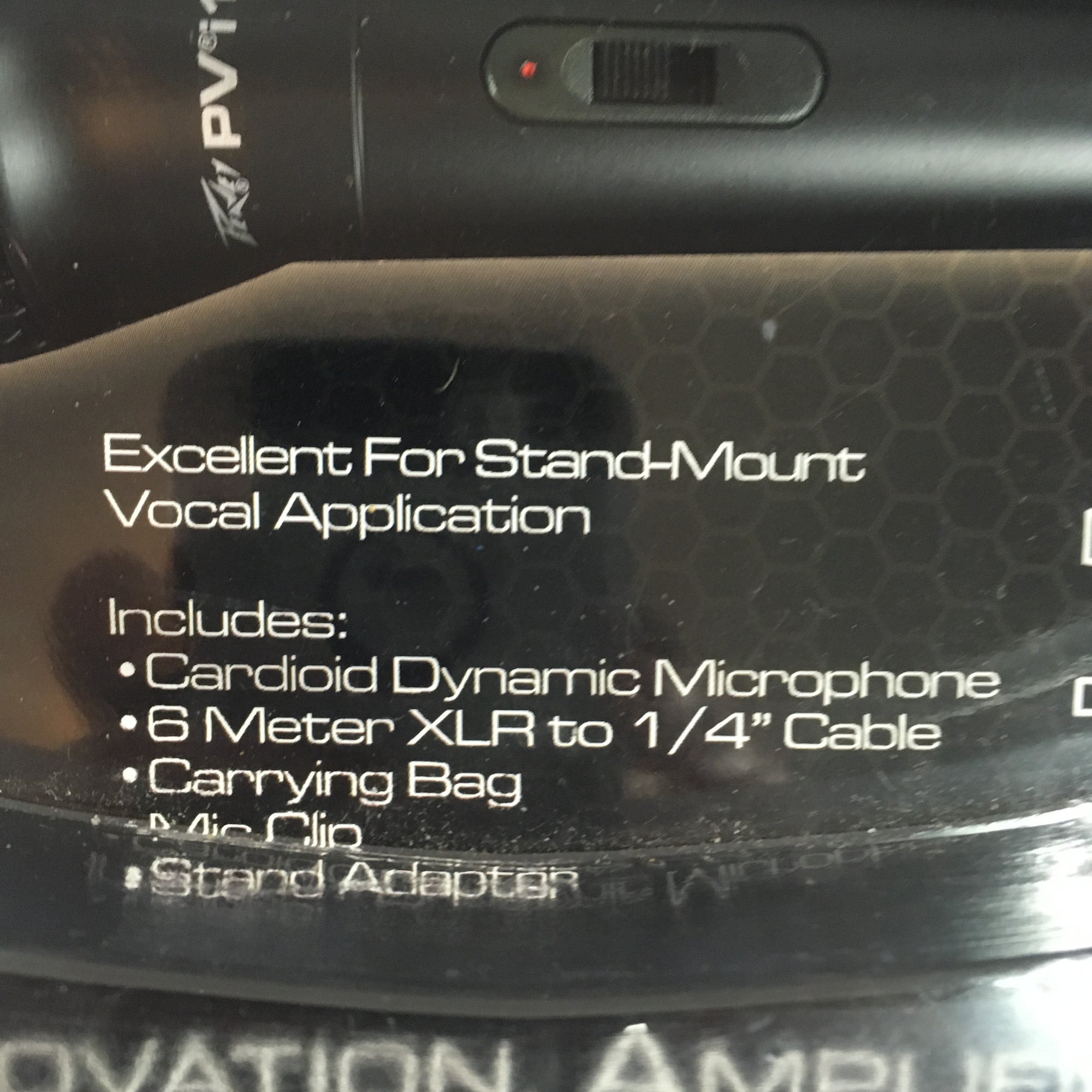 Peavey PVi 100 Dynamic Mic with Cable