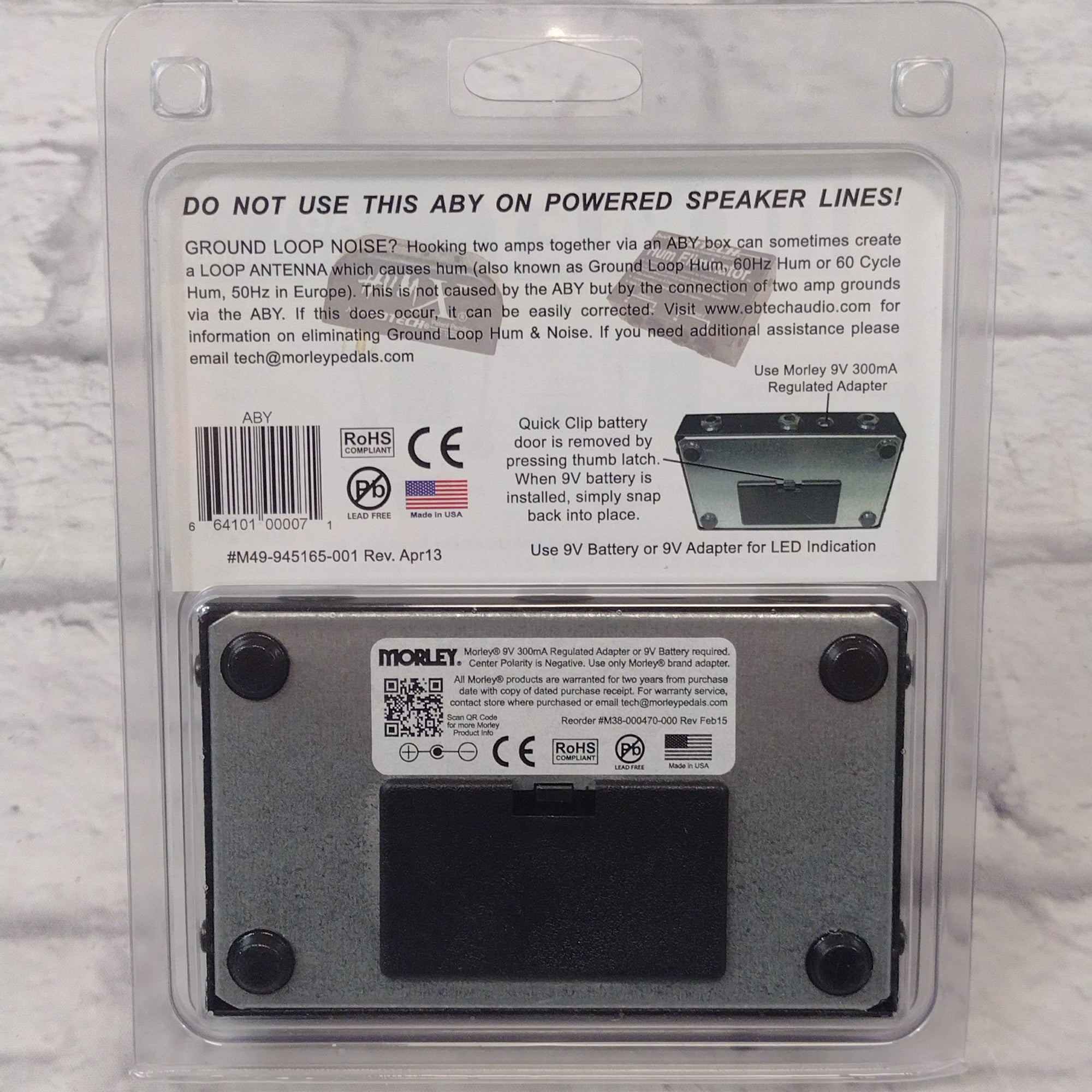 Morley ABY Switch