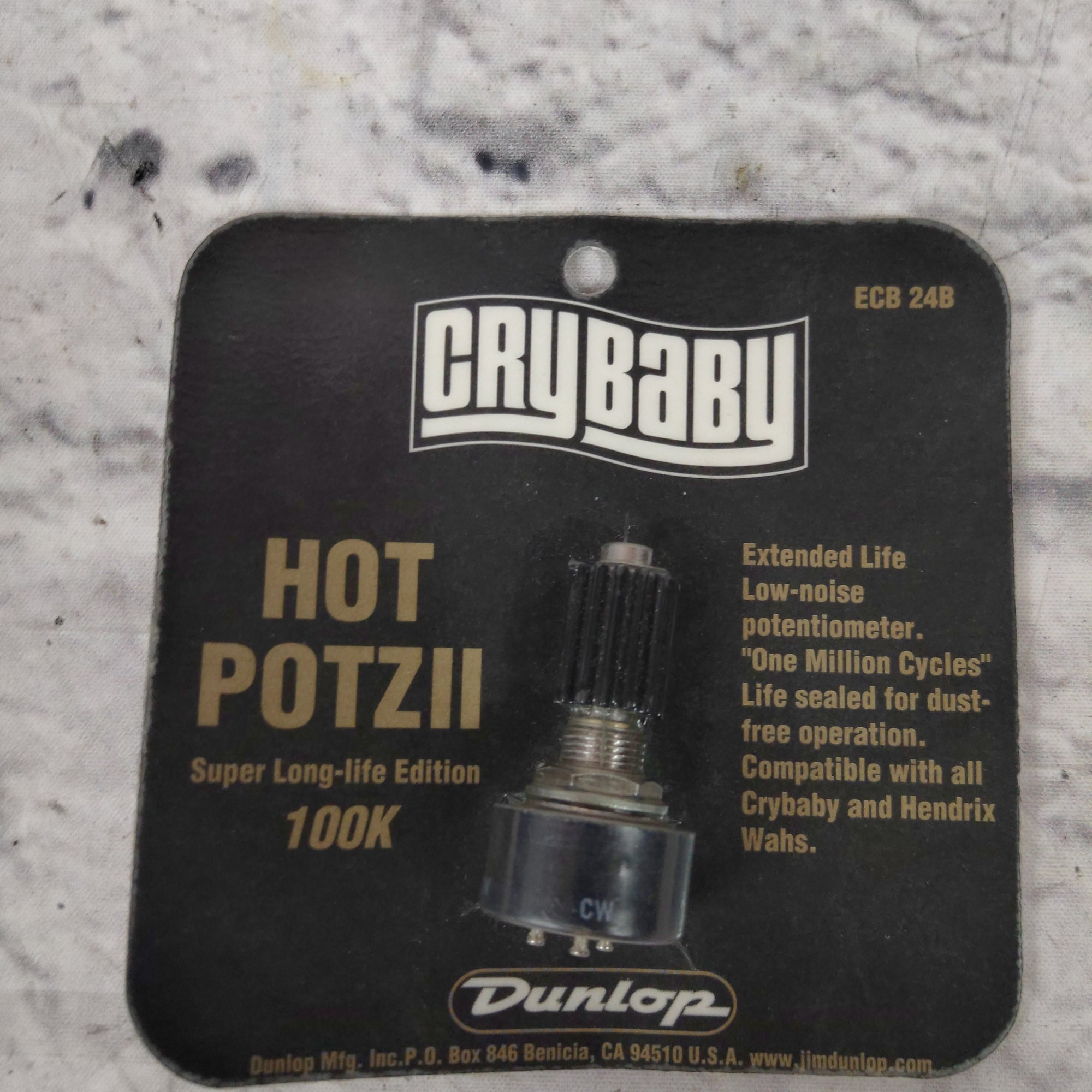 Dunlop ECB424B Hot Potz II 100k Pot for Wah Pedals