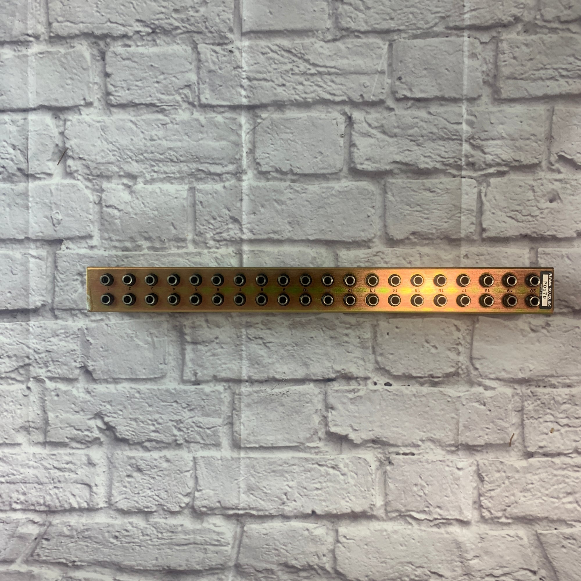 Furman PB-40 Le Patch Patchbay Rack Patchbay
