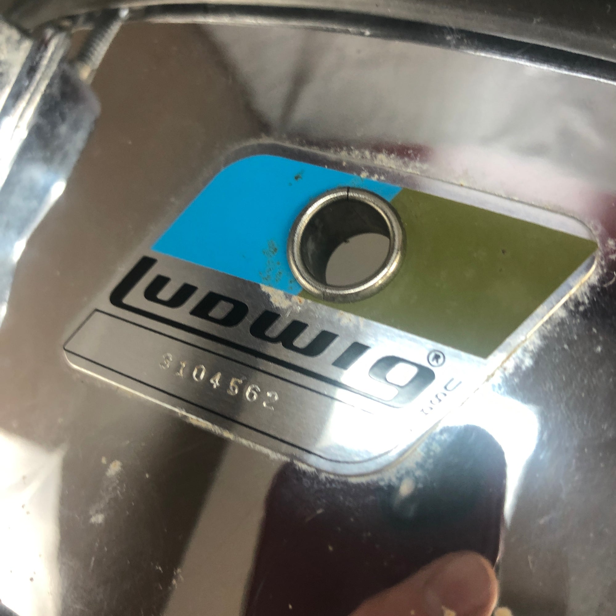 Ludwig Vintage 14x5.5 Blue & Olive Snare Drum