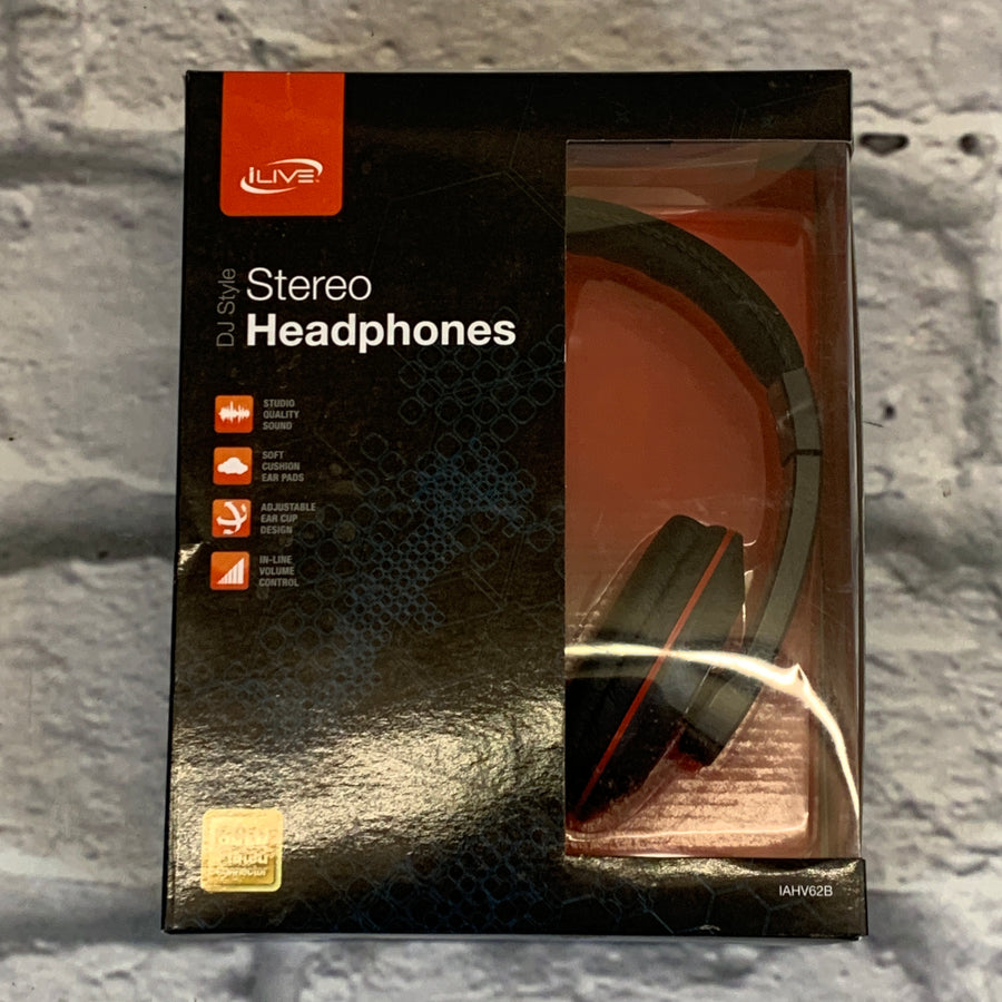 iLive DJ Style Stereo Headphones