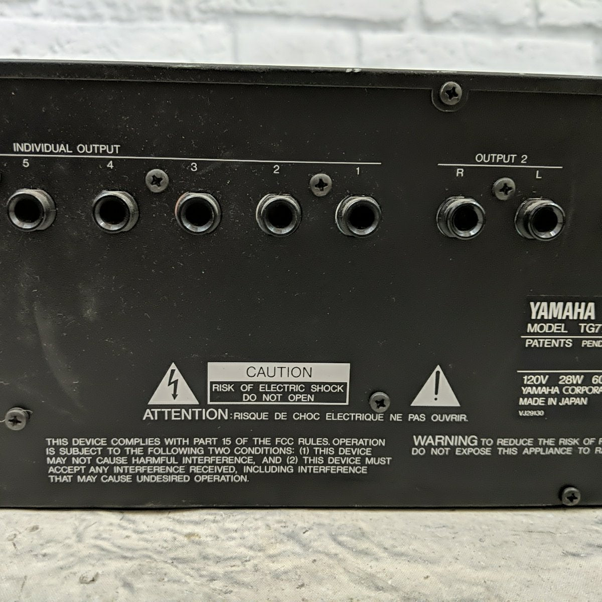 Yamaha TG77 Tone Generator Rack Synth - Evolution Music