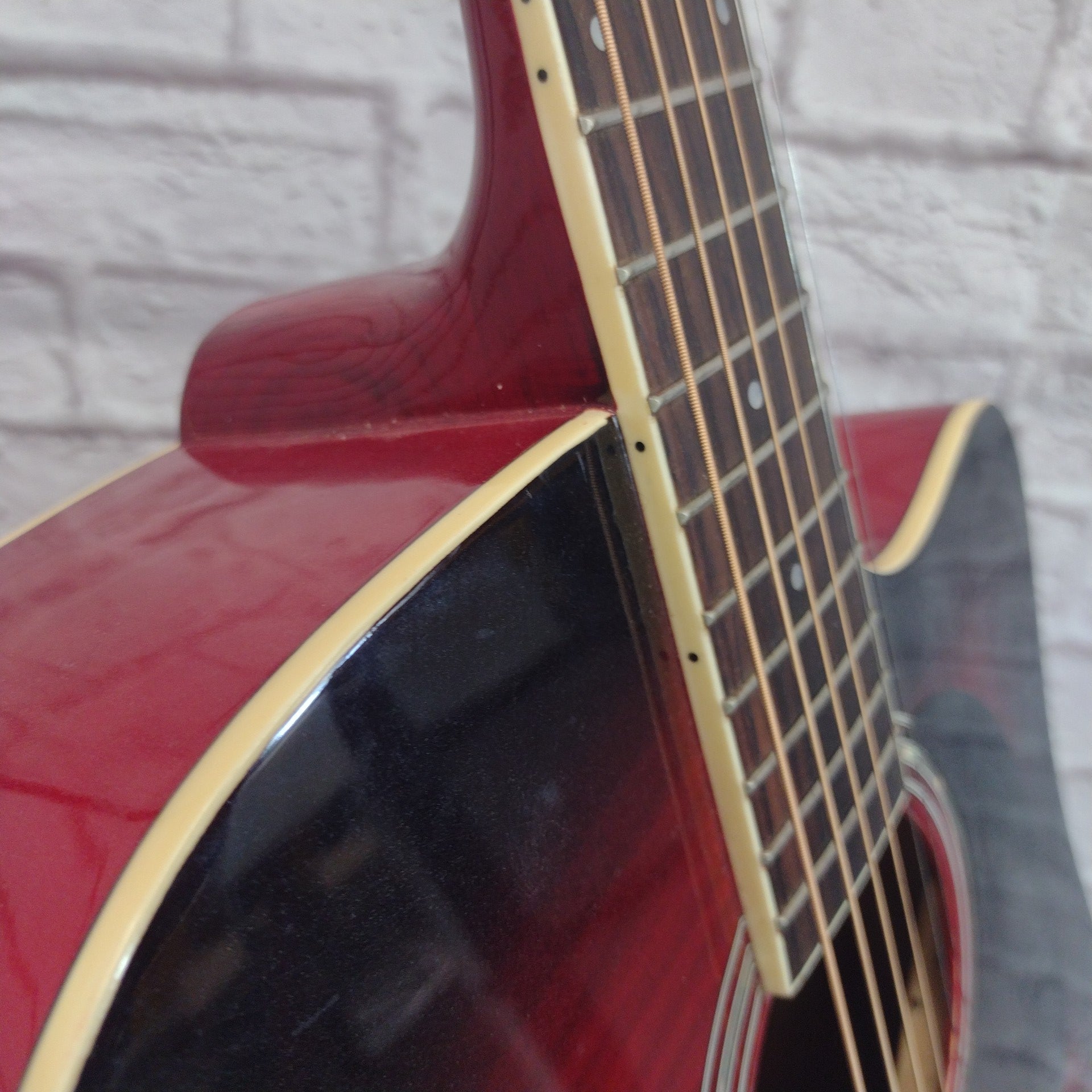 Jay Turser JJ45 Red Acoustic Guitar