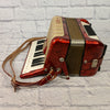 Vintage Hohner Student VB Red Accordion & Case Germany