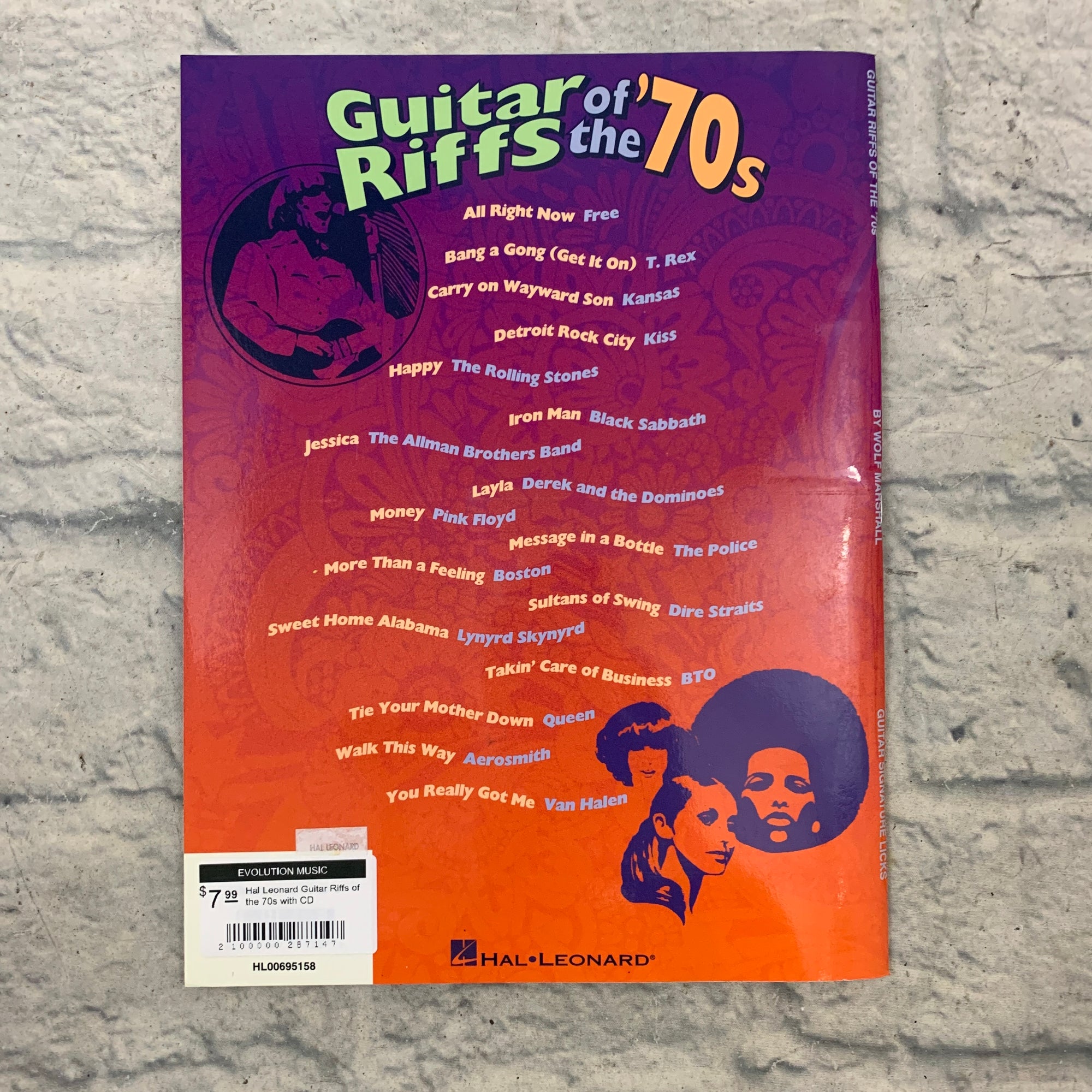 Hal Leonard Guitar Riffs of the 70s with CD