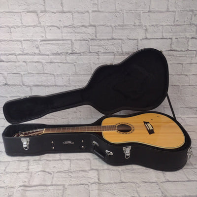 Washburn WD10S12 Dreadnaught 12 String Acoustic Guitar Natural