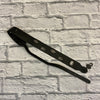 Stephi Black Leather Guitar Strap