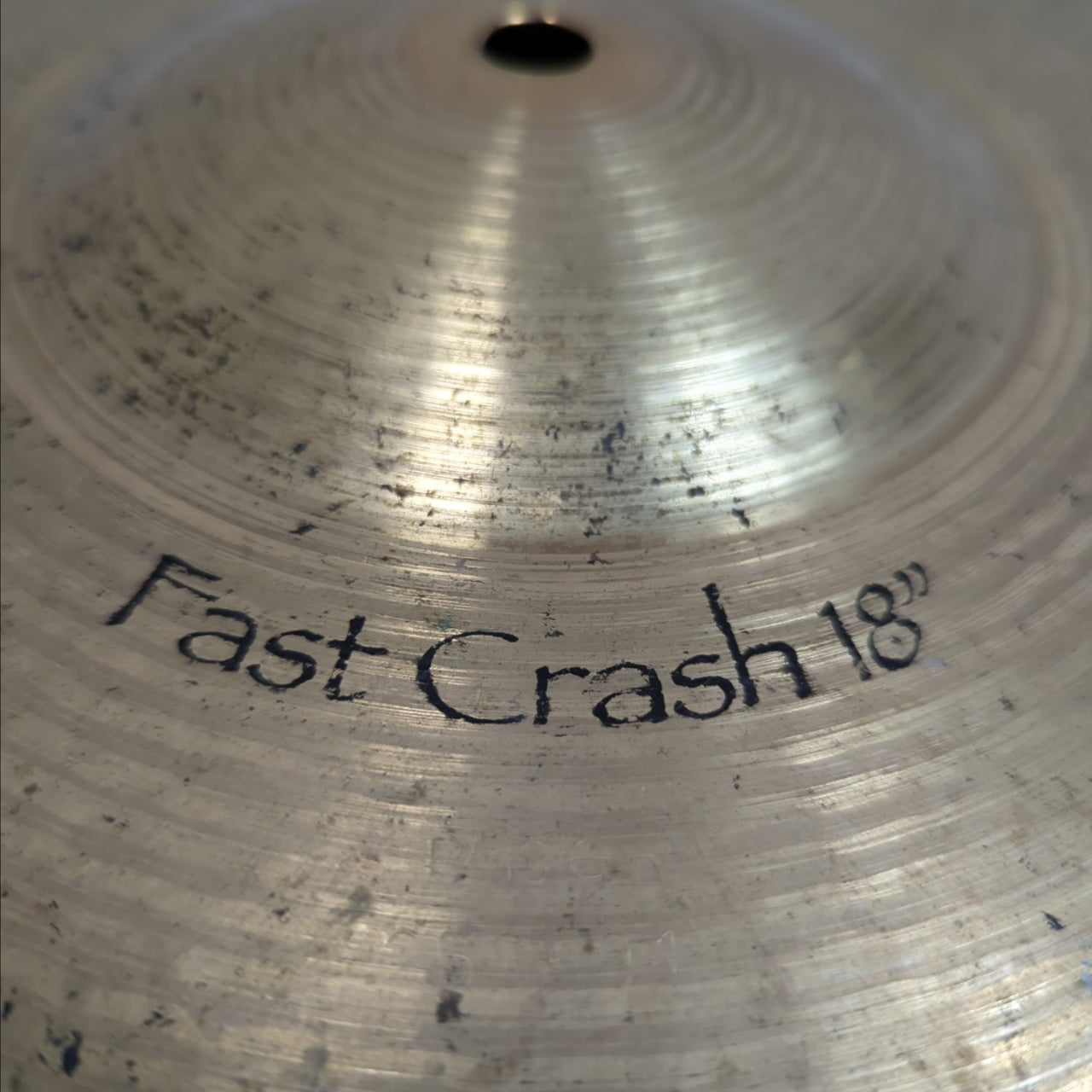 Paiste 18 Signature Fast Crash Cymbal Edge Crack