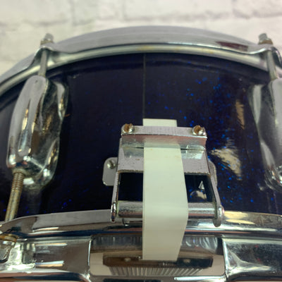 Vintage 1960's Slingerland Snare Drum 14 - Blue Sparkle