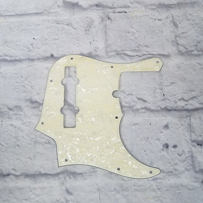 Jazz Bass Pickguard White Pearl