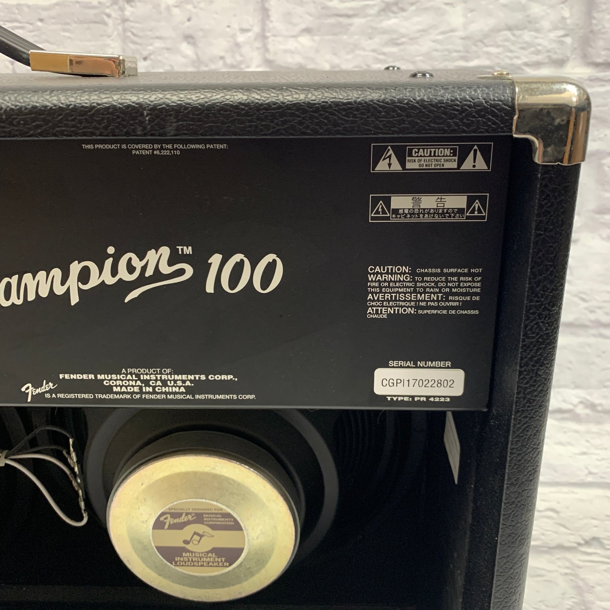 Fender Champion 100 2-Channel 100-Watt 2x12" Solid State Guitar Combo