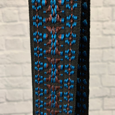 Unknown Blue / Brown Embroidered Strap