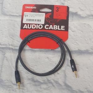 D'Addario Audio Cable 1/8" to 1/8"  3 Ft.