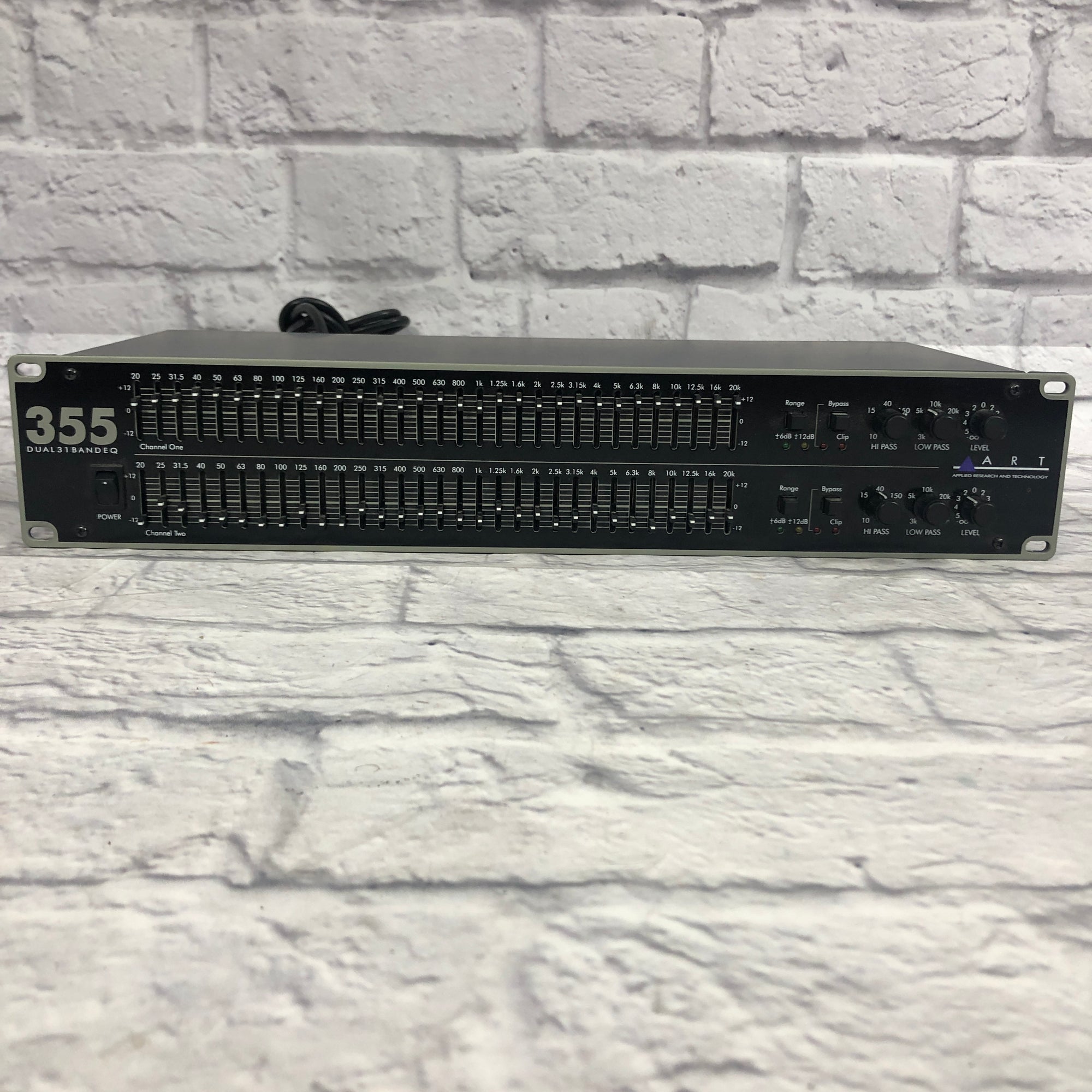 ART EQ-355 Dual 31 Band Rack Equalize - Evolution Music