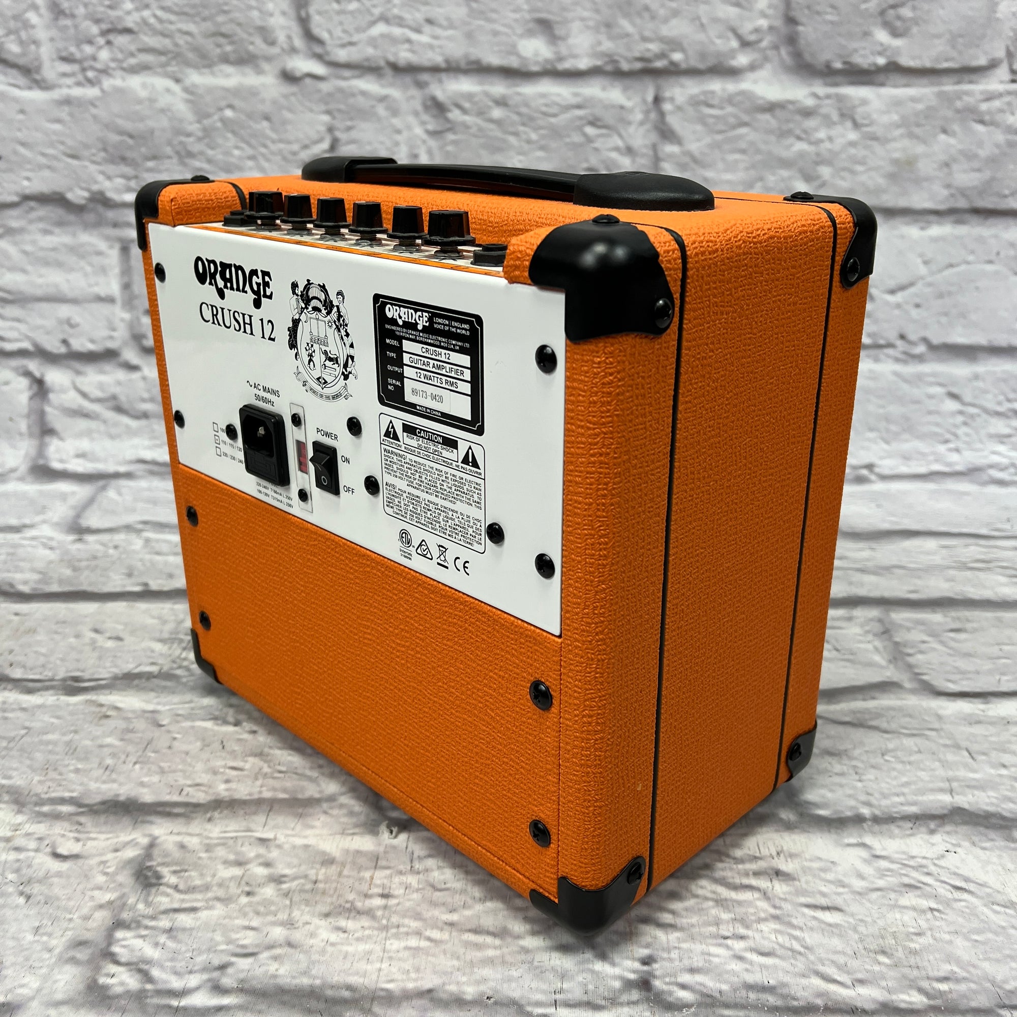 Orange Amps Crush 12 Guitar Combo Amp Evolution Music