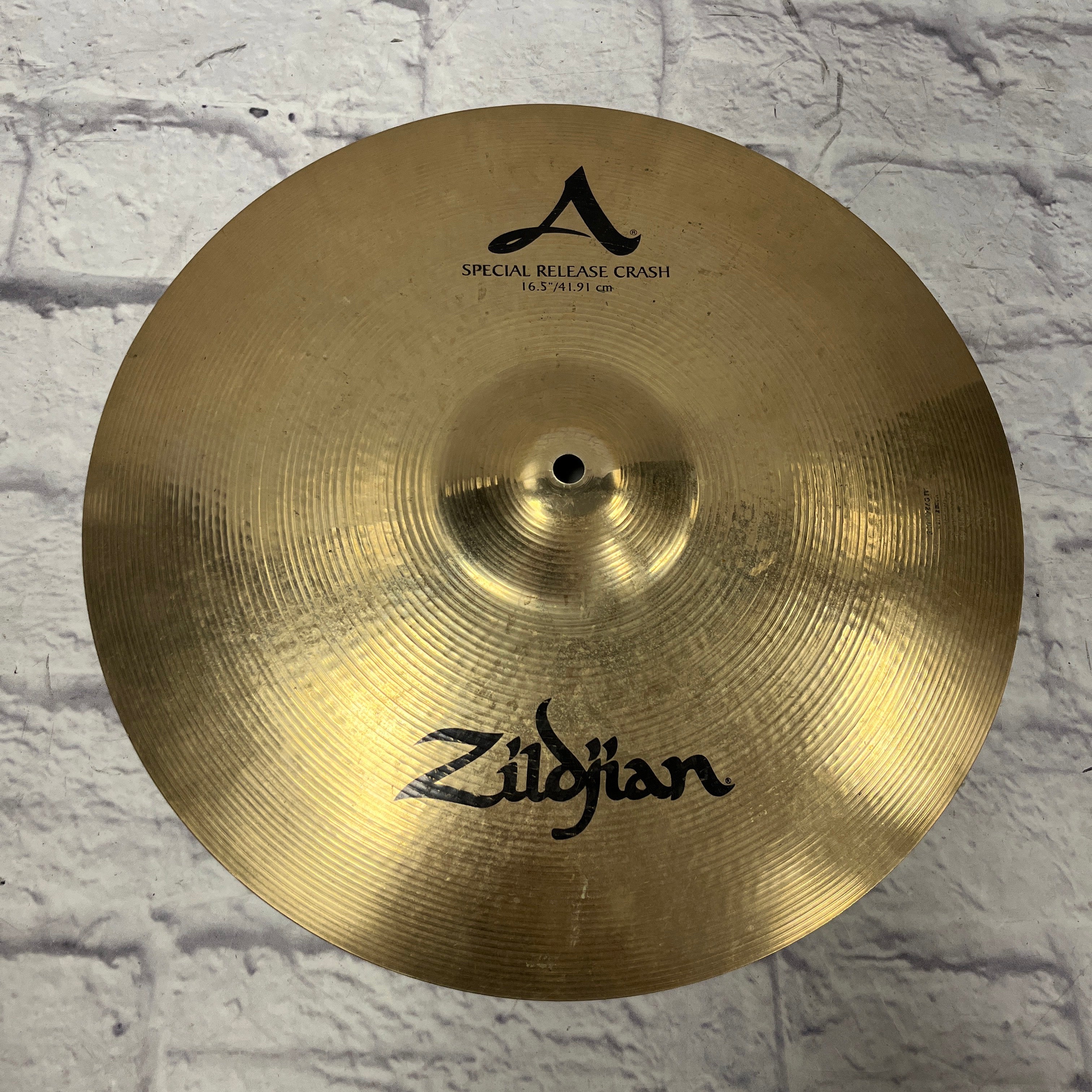 Zildjian Special Release A Series 16.5 Crash Cymbal CRACKED Zildjian Special Release A Series 16.5 Crash Cymbal CRACKED