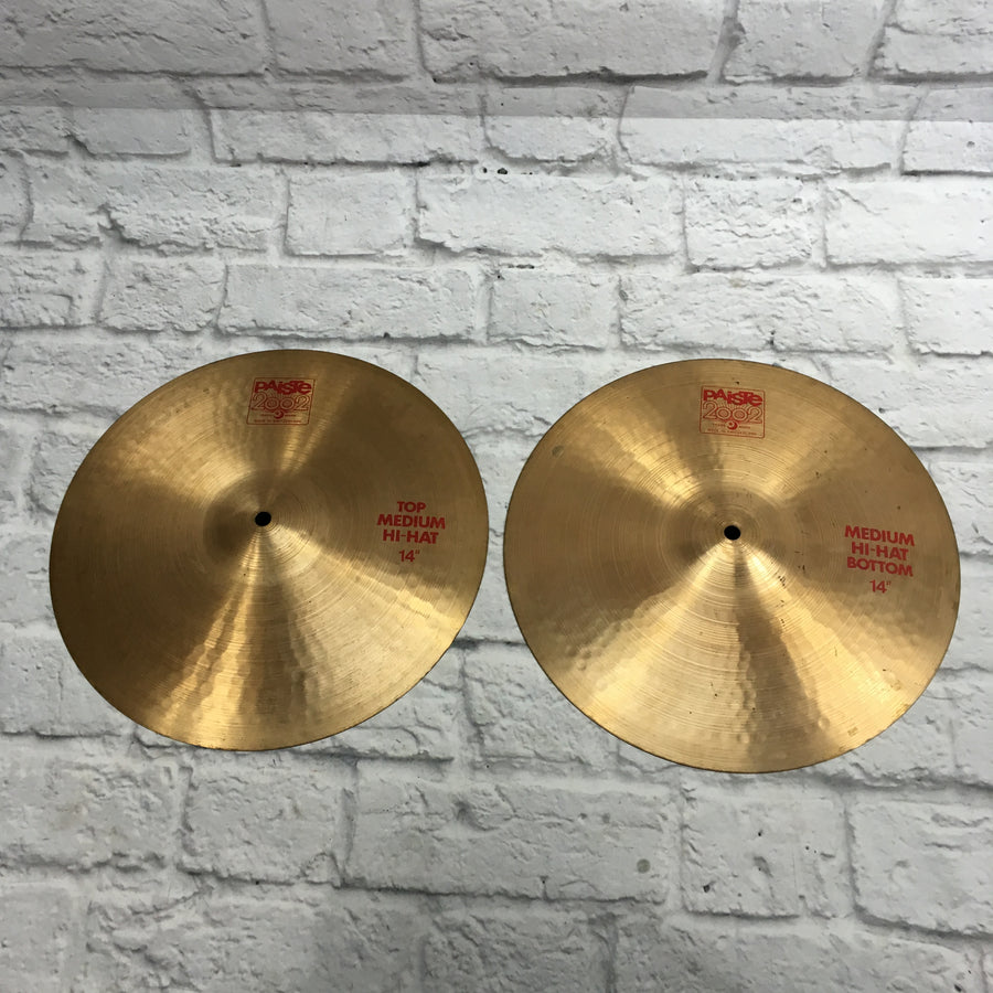 Paiste 2002 14in Medium Hi Hats