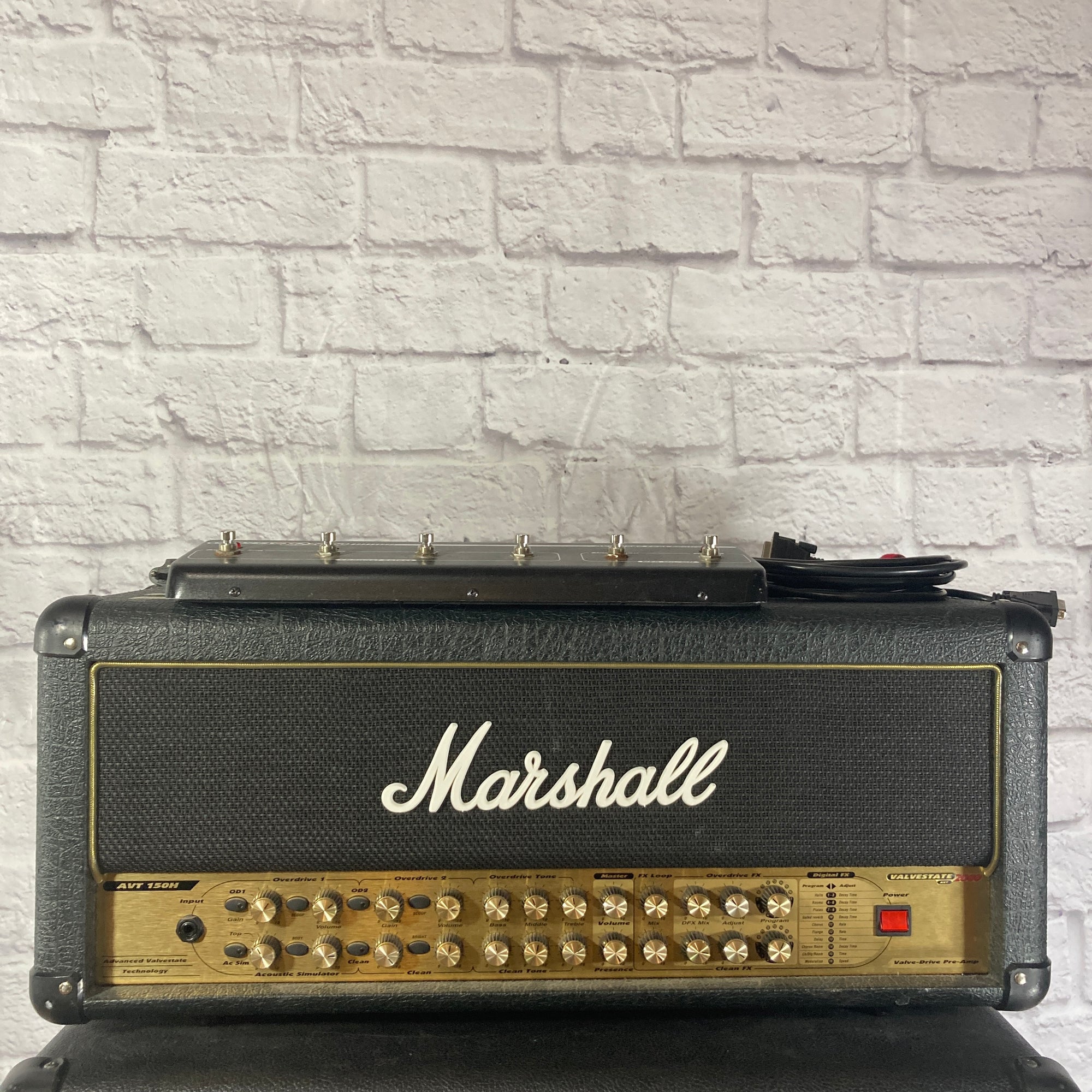 marshall コンボアンプ 50w AVT50 フットスイッチ付 - テレビ 