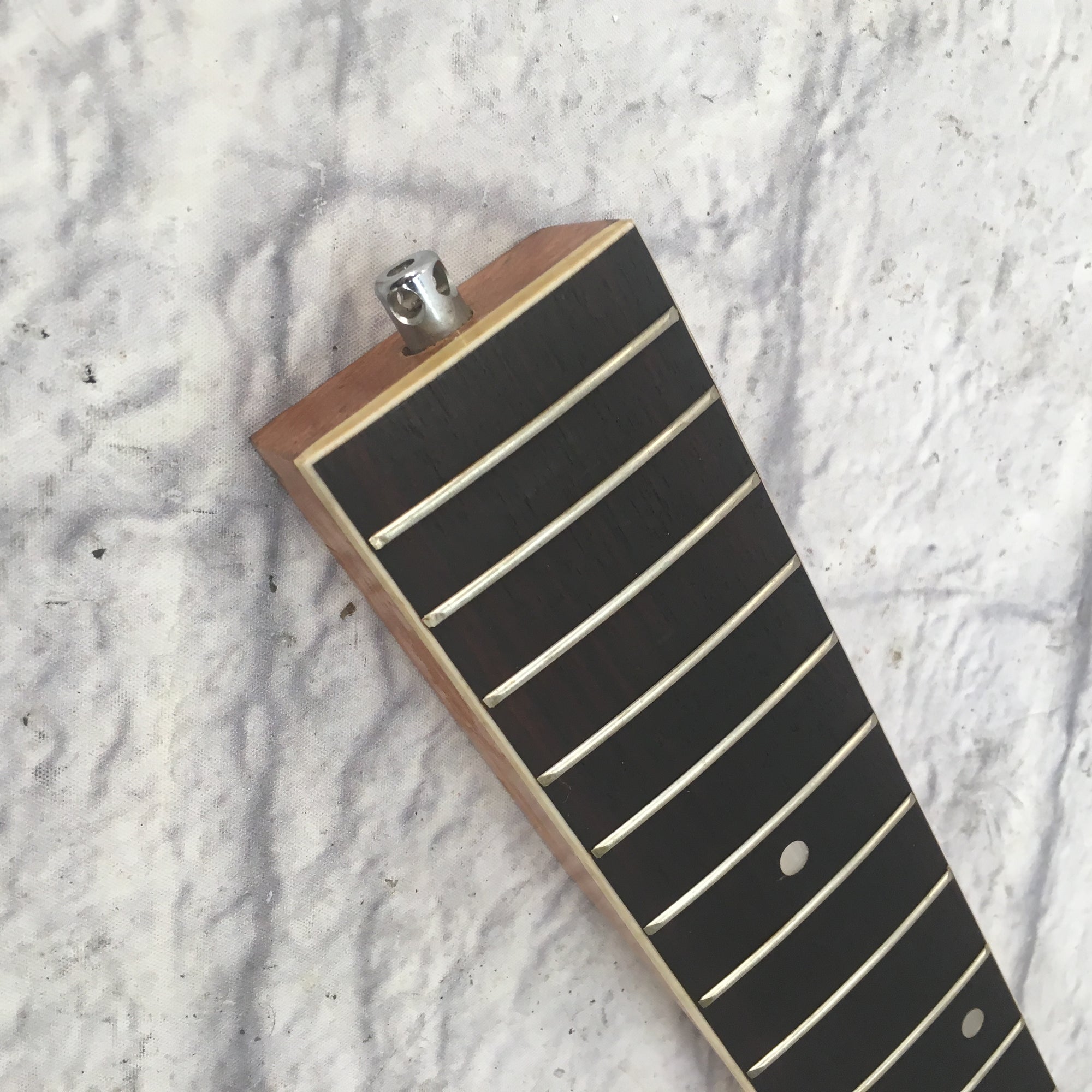 Vintage 1960s Short Scale Bass Guitar Neck (C) Rosewood Fretboard Made in Japan