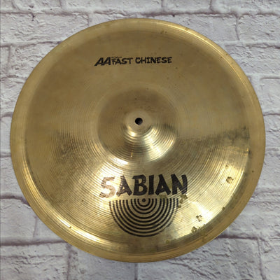 Sabian 18 AA Fast Chinese China Cymbal