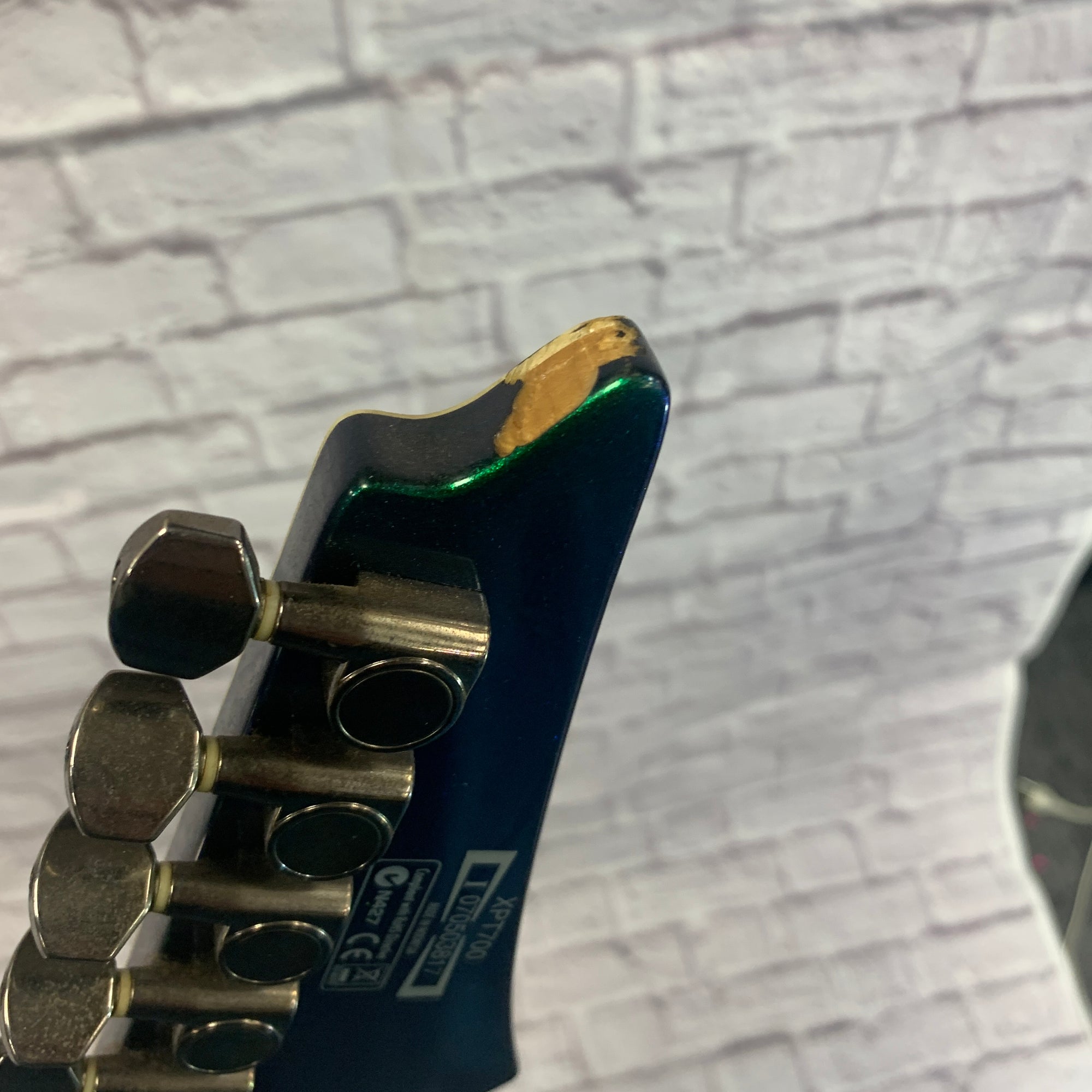 Ibanez XPT700 Xyphos Blue Green Chameleon