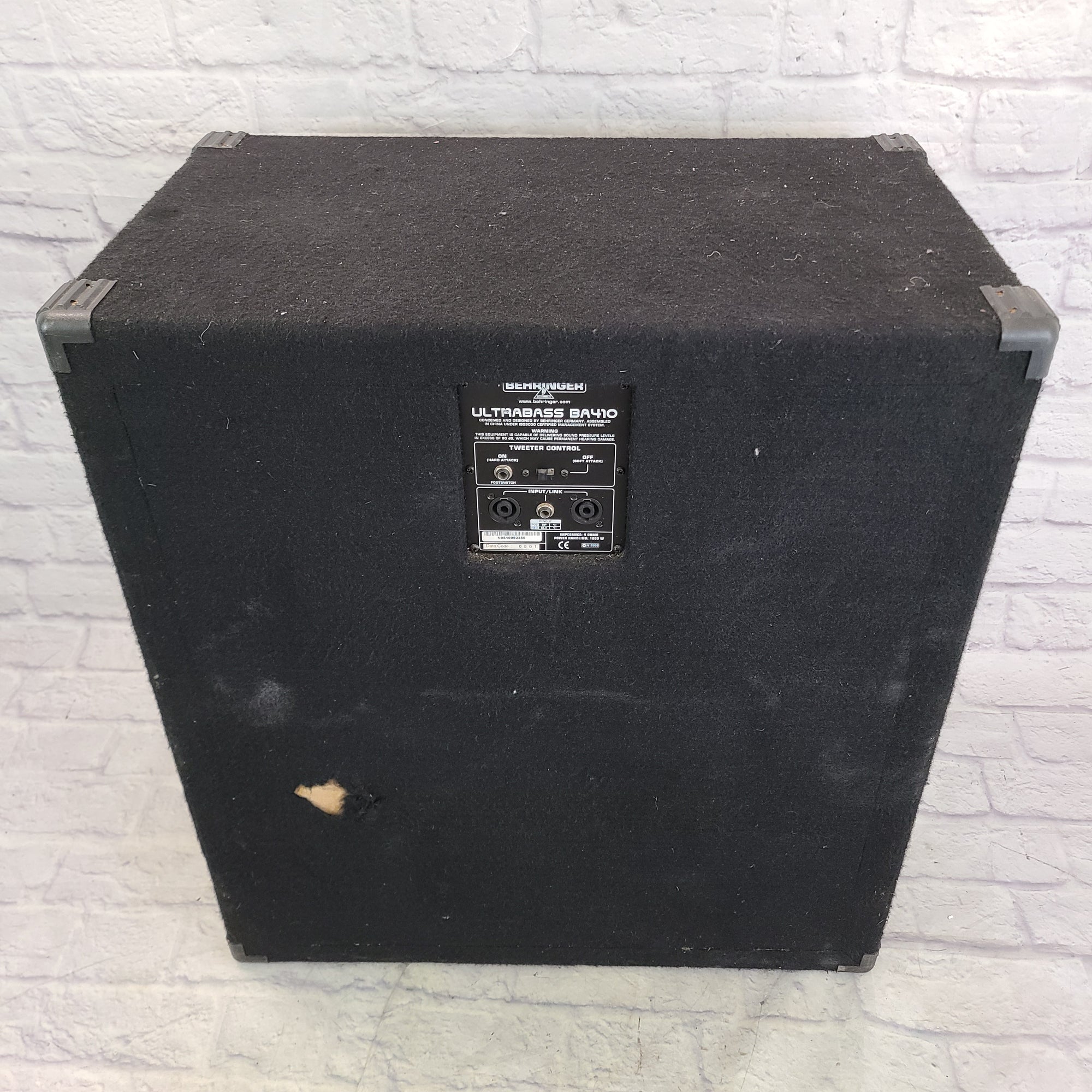 Behringer Ultrabass BA410 Bass Cab