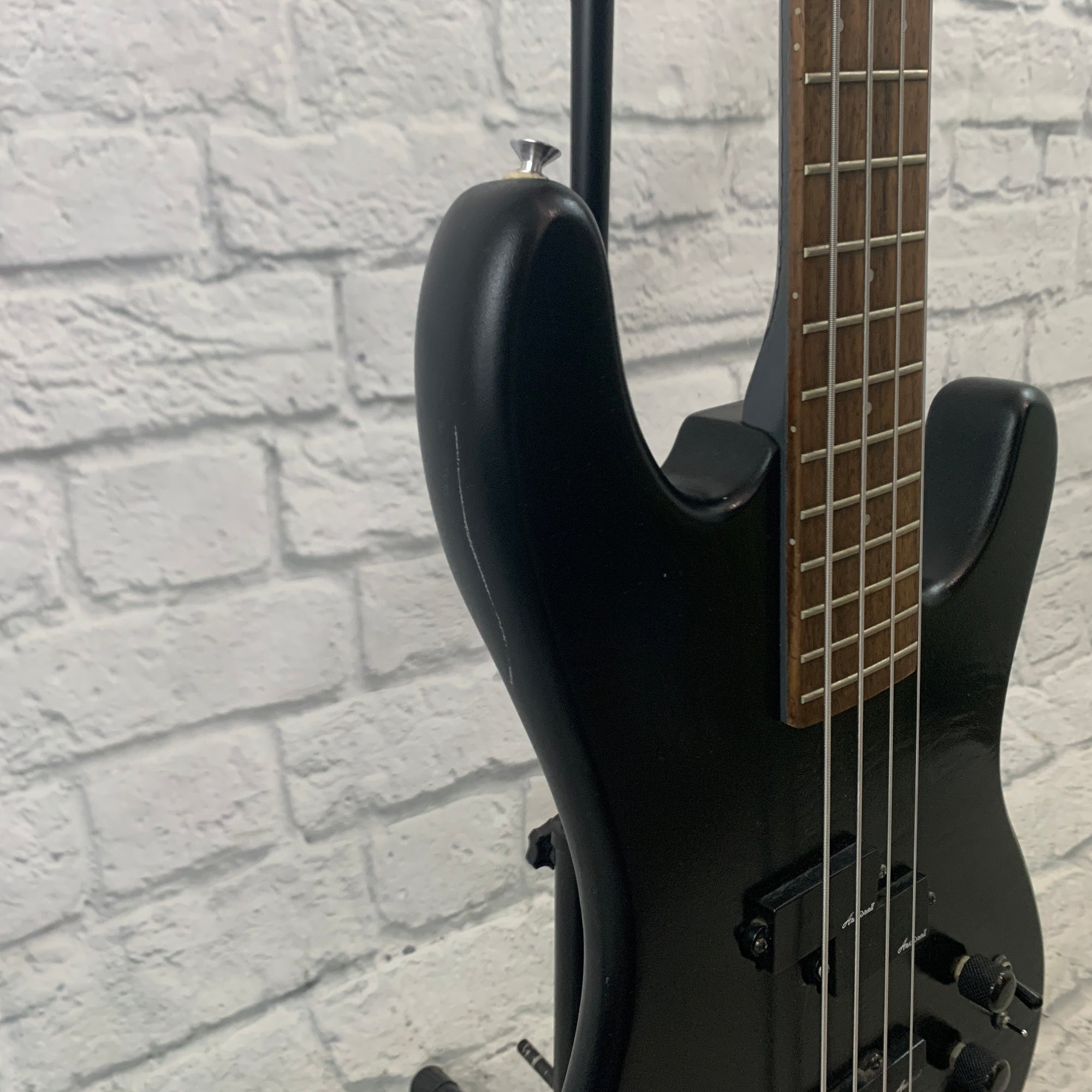 Heavily Customized 4 String Bass Guitar Aria Pro II SLB-2