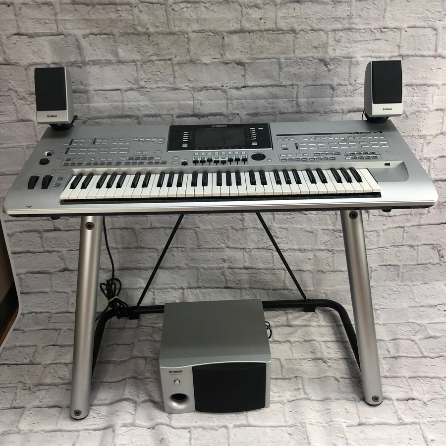 Yamaha Tyros 4 with Stand & Speaker Outfit